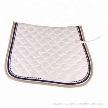 Polycotton Fish Pattern Saddle Pads